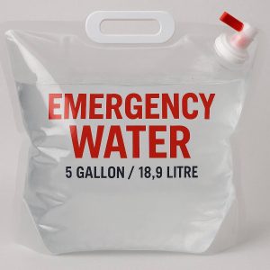 Emergency Collapsible Water Storage Bag Container 5 Gallon Survival