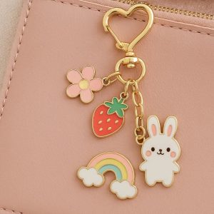 Decorative Carabiner Keychain Cute Charms for Purse Bag Zipper